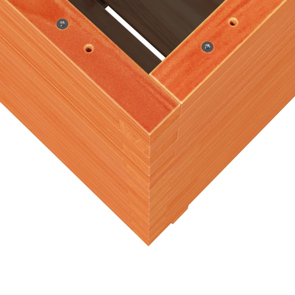 Plantenbak 50x50x72,5 cm massief grenenhout wasbruin is nu te koop bij PeponiXL, paradijselijk wonen!