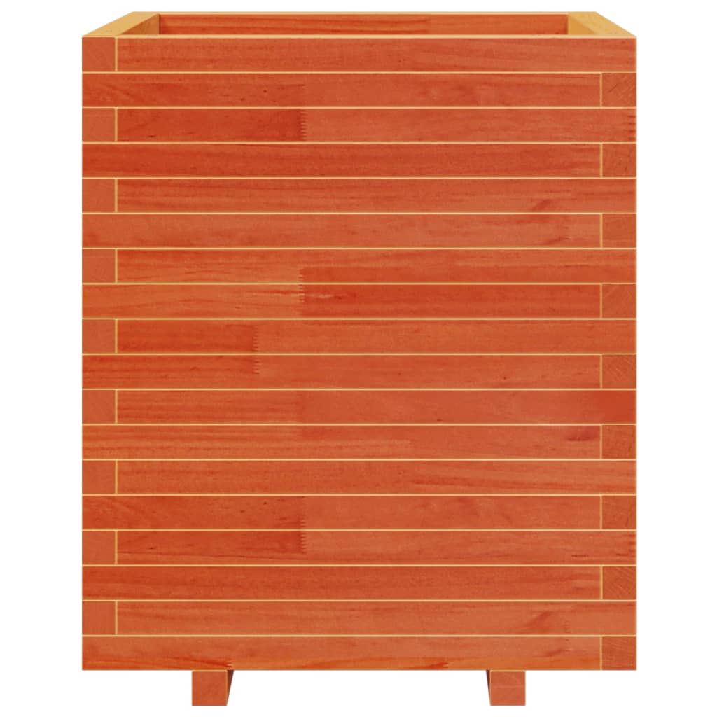 Plantenbak 60x60x72,5 cm massief grenenhout wasbruin is nu te koop bij PeponiXL, paradijselijk wonen!