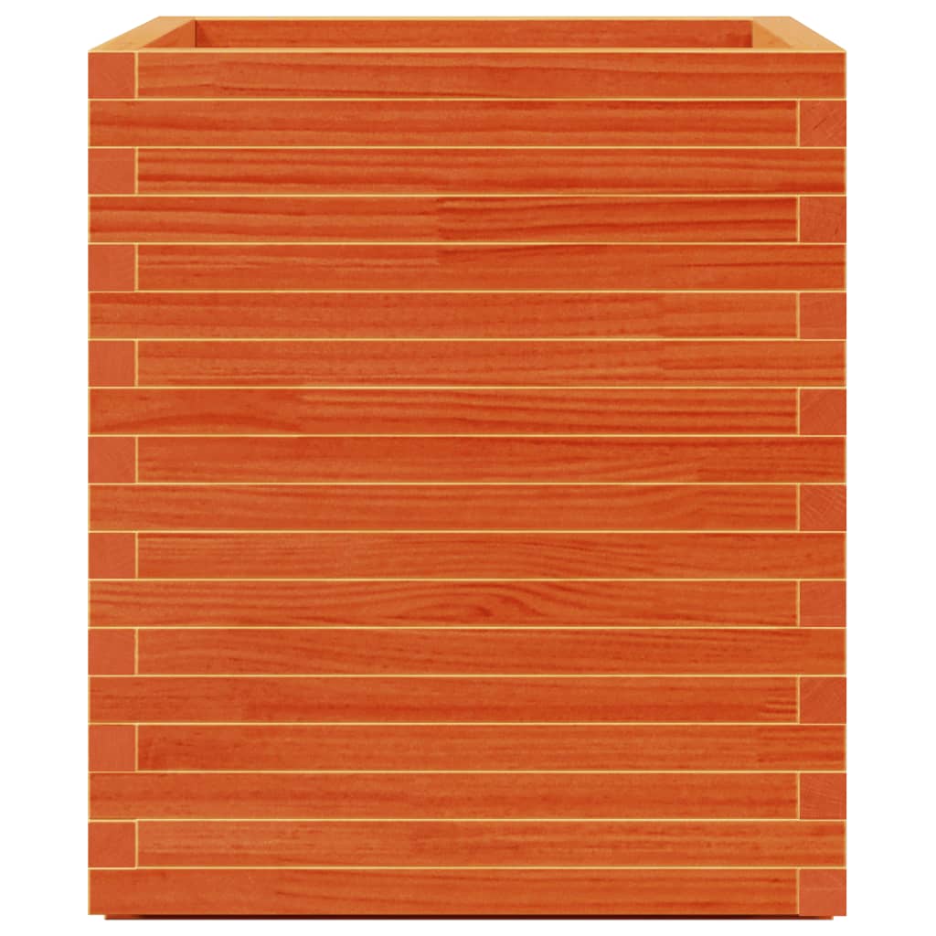 Plantenbak 60x60x72,5 cm massief grenenhout wasbruin is nu te koop bij PeponiXL, paradijselijk wonen!
