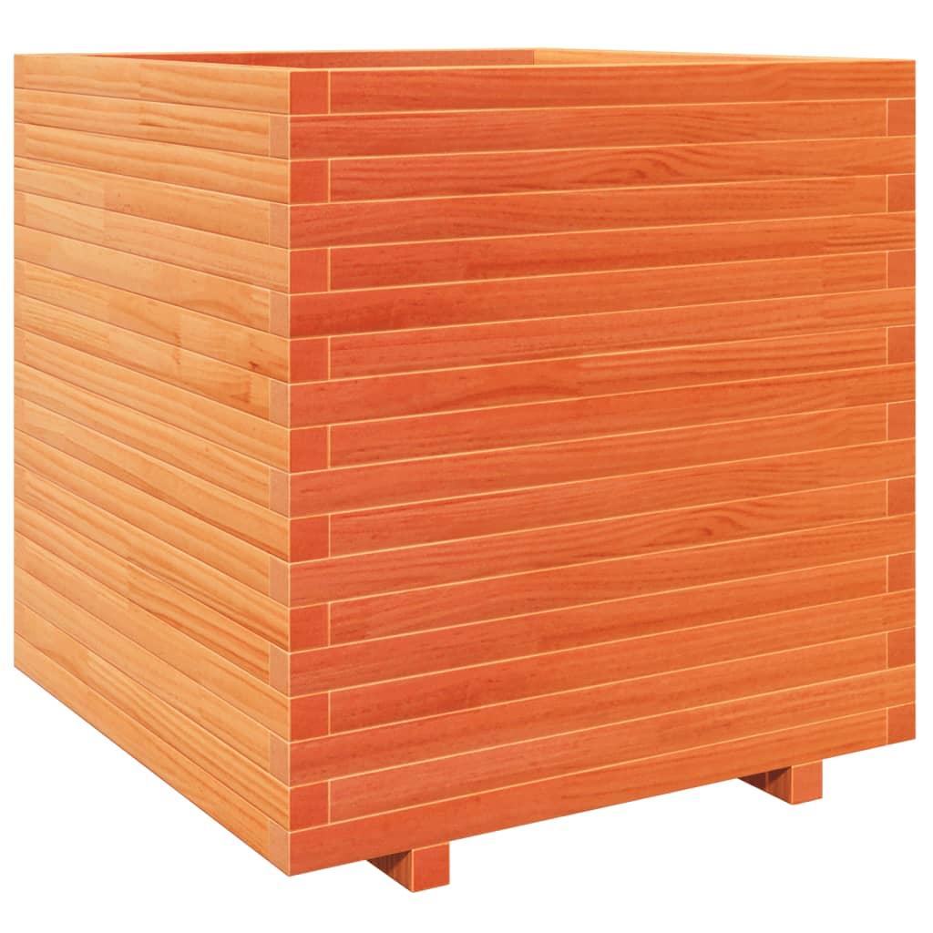 Plantenbak 70x70x72,5 cm massief grenenhout wasbruin is nu te koop bij PeponiXL, paradijselijk wonen!