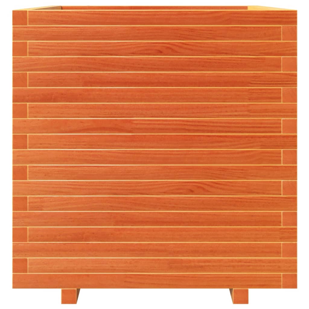 Plantenbak 70x70x72,5 cm massief grenenhout wasbruin is nu te koop bij PeponiXL, paradijselijk wonen!