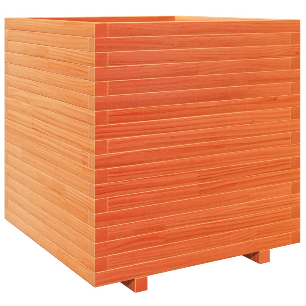 Plantenbak 70x70x72,5 cm massief grenenhout wasbruin is nu te koop bij PeponiXL, paradijselijk wonen!