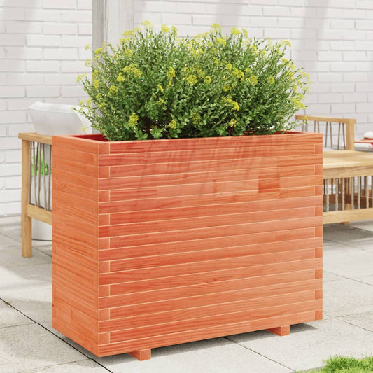 Plantenbak 90x40x72,5 cm massief grenenhout wasbruin is nu te koop bij PeponiXL, paradijselijk wonen!