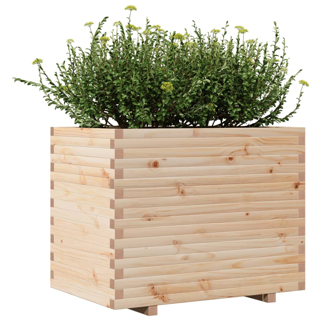 Plantenbak 90x60x72,5 cm massief grenenhout is nu te koop bij PeponiXL, paradijselijk wonen!
