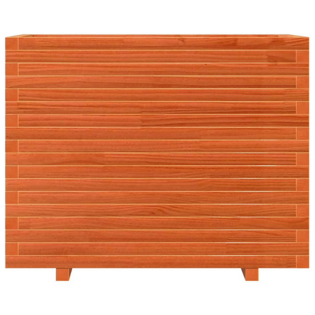 Plantenbak 90x60x72,5 cm massief grenenhout wasbruin is nu te koop bij PeponiXL, paradijselijk wonen!