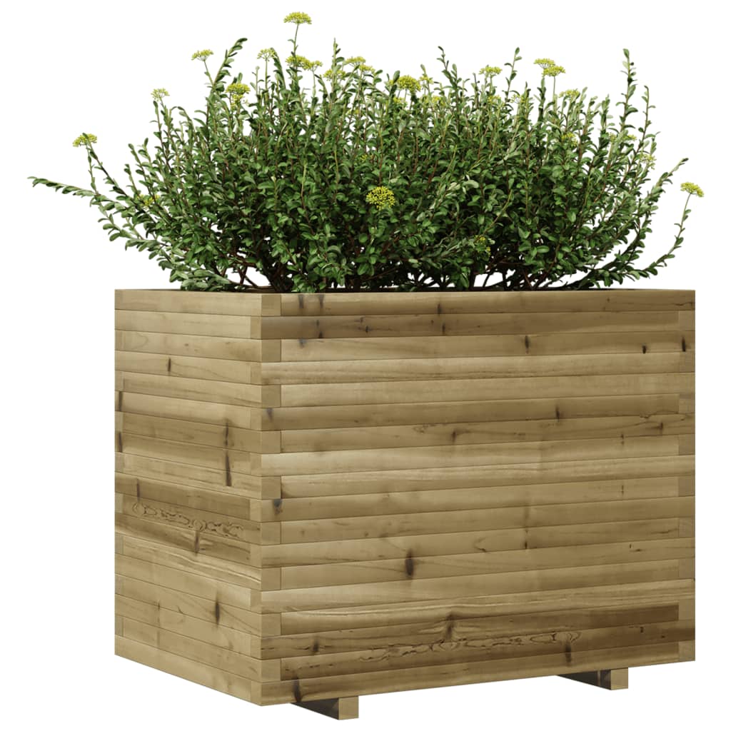Plantenbak 90x60x72,5 cm geïmpregneerd grenenhout is nu te koop bij PeponiXL, paradijselijk wonen!
