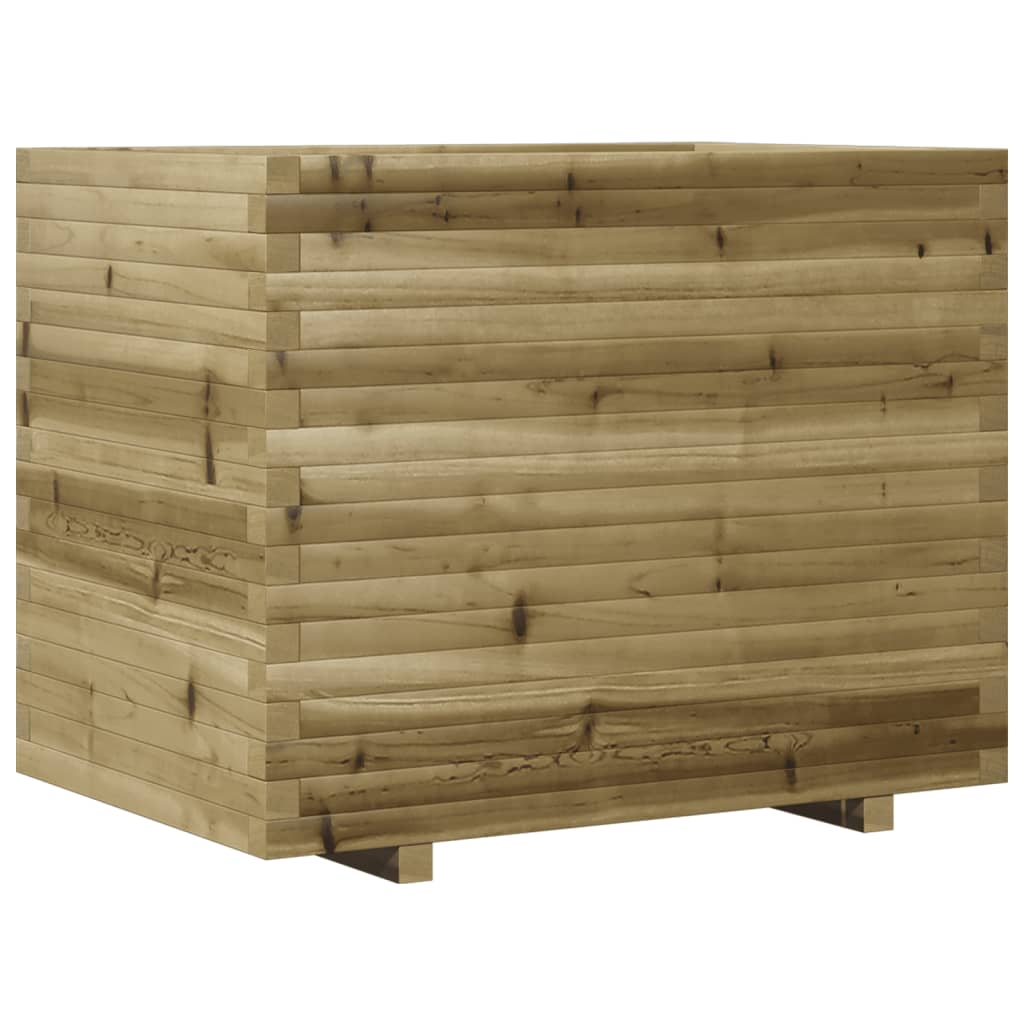 Plantenbak 90x60x72,5 cm geïmpregneerd grenenhout is nu te koop bij PeponiXL, paradijselijk wonen!