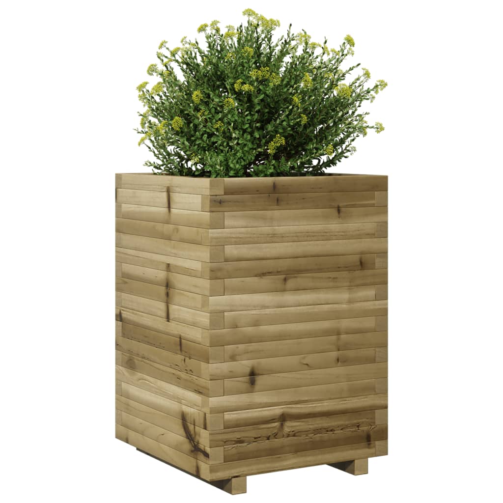 Plantenbak 50x50x72 cm geïmpregneerd grenenhout is nu te koop bij PeponiXL, paradijselijk wonen!
