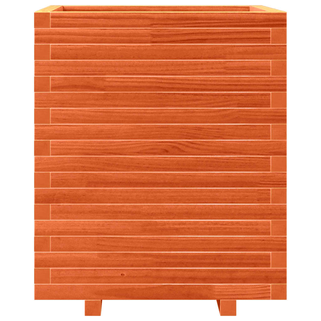 Plantenbak 60x60x72 cm massief grenenhout wasbruin is nu te koop bij PeponiXL, paradijselijk wonen!