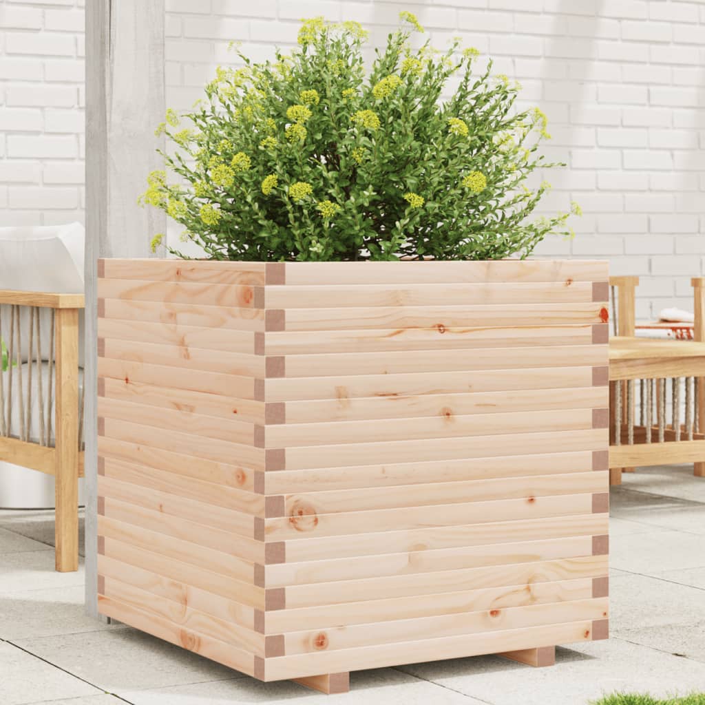 Plantenbak 70x70x72 cm massief grenenhout is nu te koop bij PeponiXL, paradijselijk wonen!