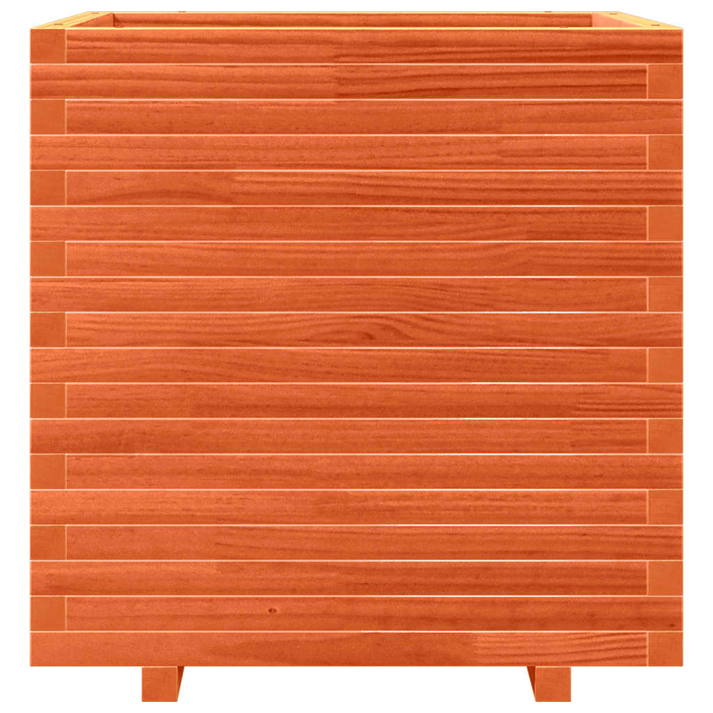 Plantenbak 70x70x72 cm massief grenenhout wasbruin is nu te koop bij PeponiXL, paradijselijk wonen!
