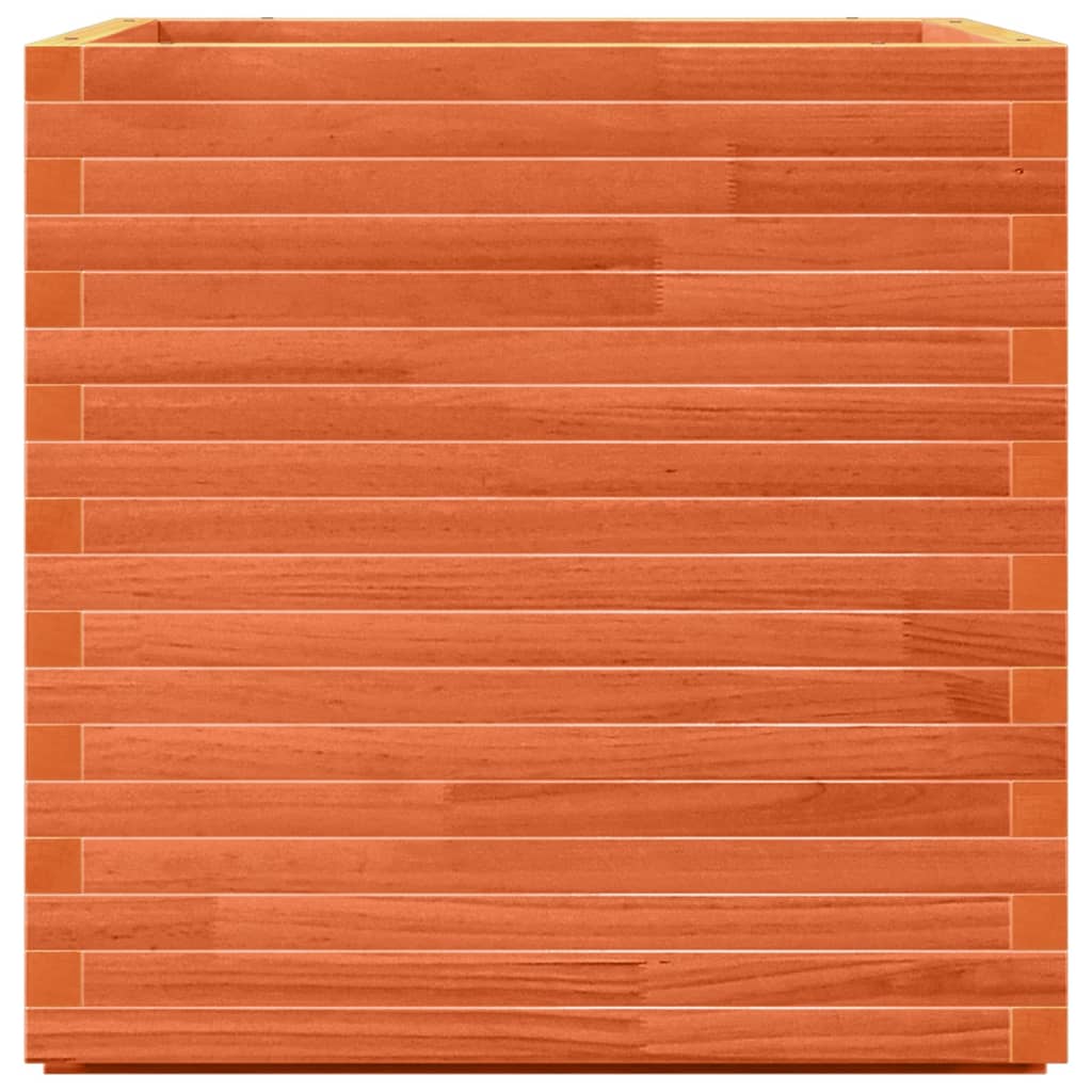 Plantenbak 70x70x72 cm massief grenenhout wasbruin is nu te koop bij PeponiXL, paradijselijk wonen!