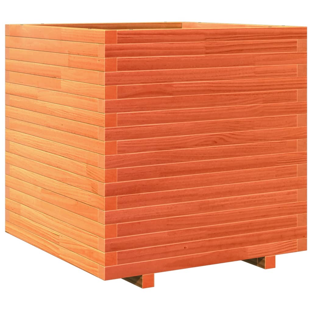 Plantenbak 70x70x72 cm massief grenenhout wasbruin is nu te koop bij PeponiXL, paradijselijk wonen!