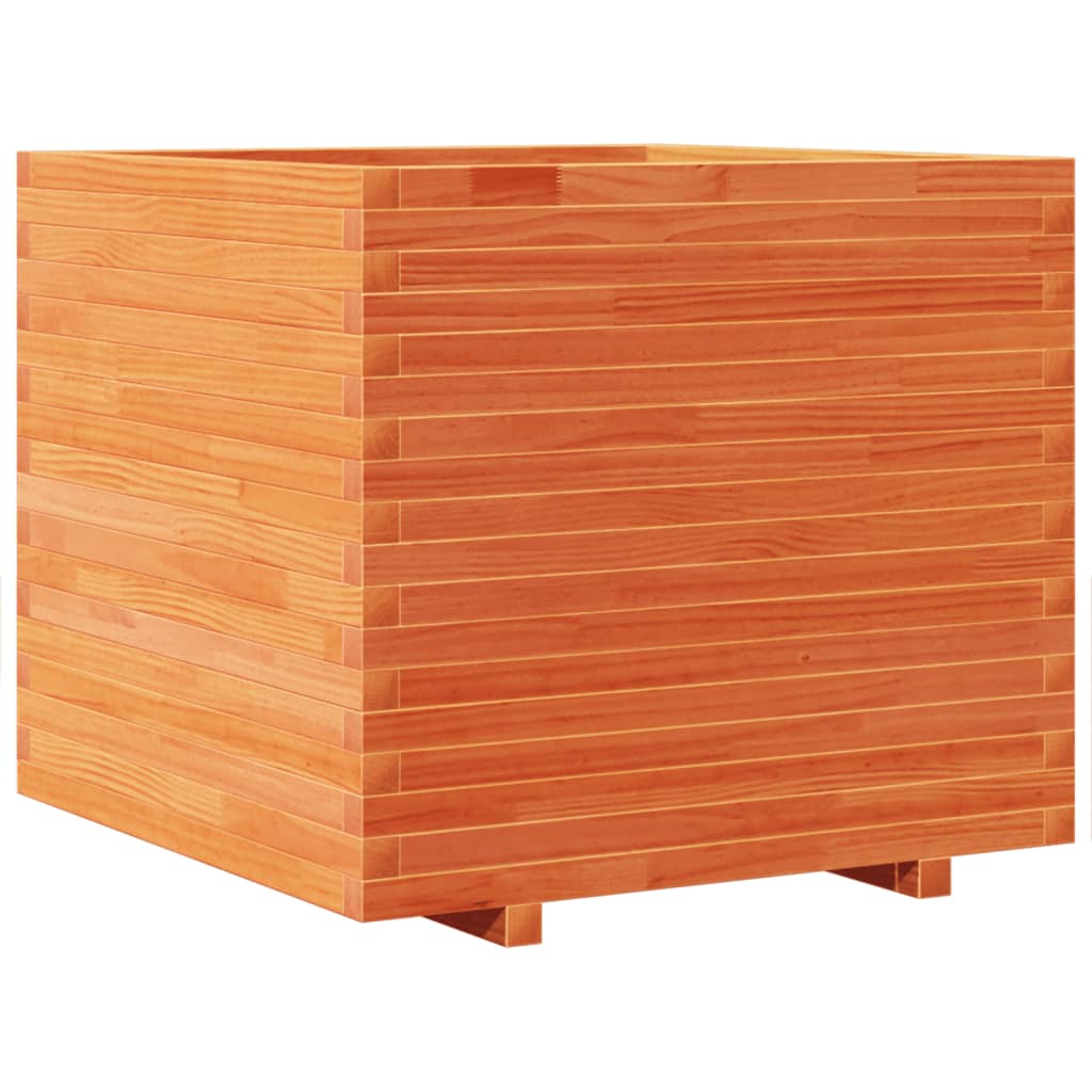 Plantenbak 80x80x72 cm massief grenenhout wasbruin is nu te koop bij PeponiXL, paradijselijk wonen!