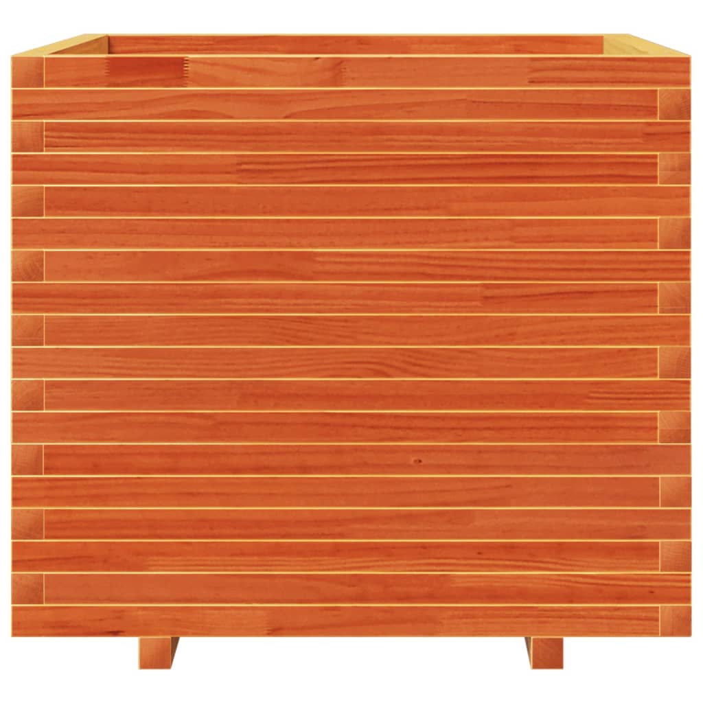 Plantenbak 80x80x72 cm massief grenenhout wasbruin is nu te koop bij PeponiXL, paradijselijk wonen!
