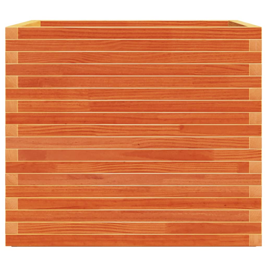 Plantenbak 80x80x72 cm massief grenenhout wasbruin is nu te koop bij PeponiXL, paradijselijk wonen!