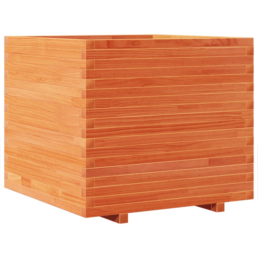 Plantenbak 80x80x72 cm massief grenenhout wasbruin is nu te koop bij PeponiXL, paradijselijk wonen!