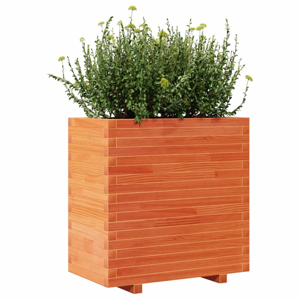 Plantenbak 70x40x72 cm massief grenenhout wasbruin is nu te koop bij PeponiXL, paradijselijk wonen!