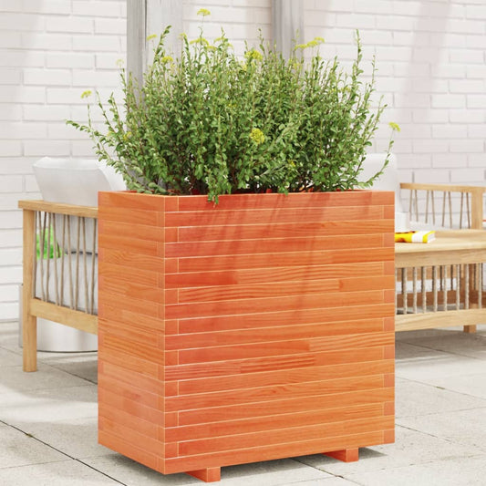Plantenbak 70x40x72 cm massief grenenhout wasbruin is nu te koop bij PeponiXL, paradijselijk wonen!