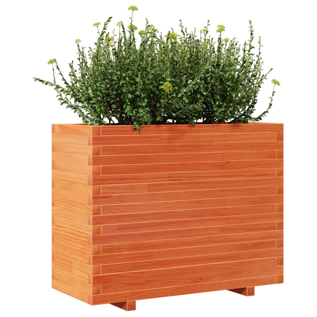 Plantenbak 90x40x72 cm massief grenenhout wasbruin is nu te koop bij PeponiXL, paradijselijk wonen!