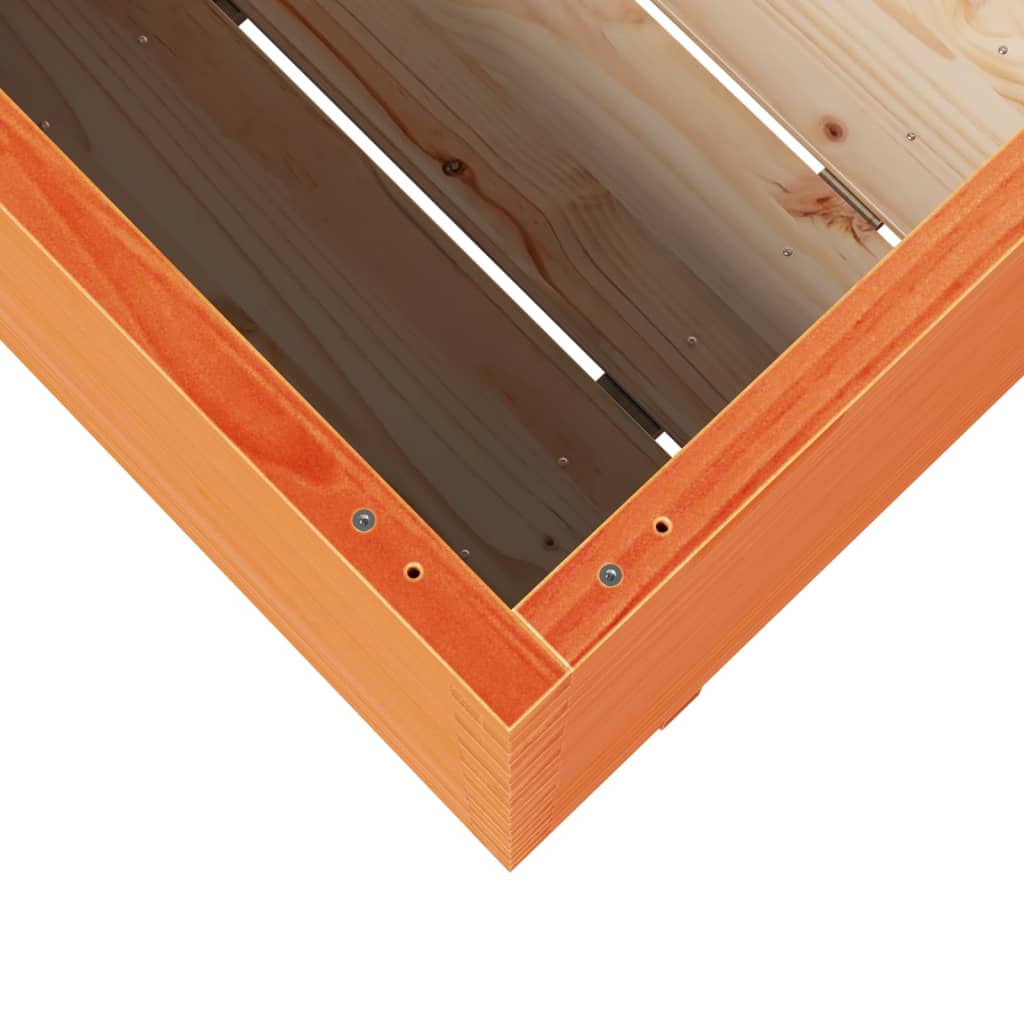 Plantenbak 90x40x72 cm massief grenenhout wasbruin is nu te koop bij PeponiXL, paradijselijk wonen!