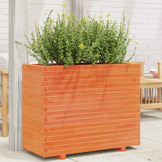 Plantenbak 90x40x72 cm massief grenenhout wasbruin is nu te koop bij PeponiXL, paradijselijk wonen!