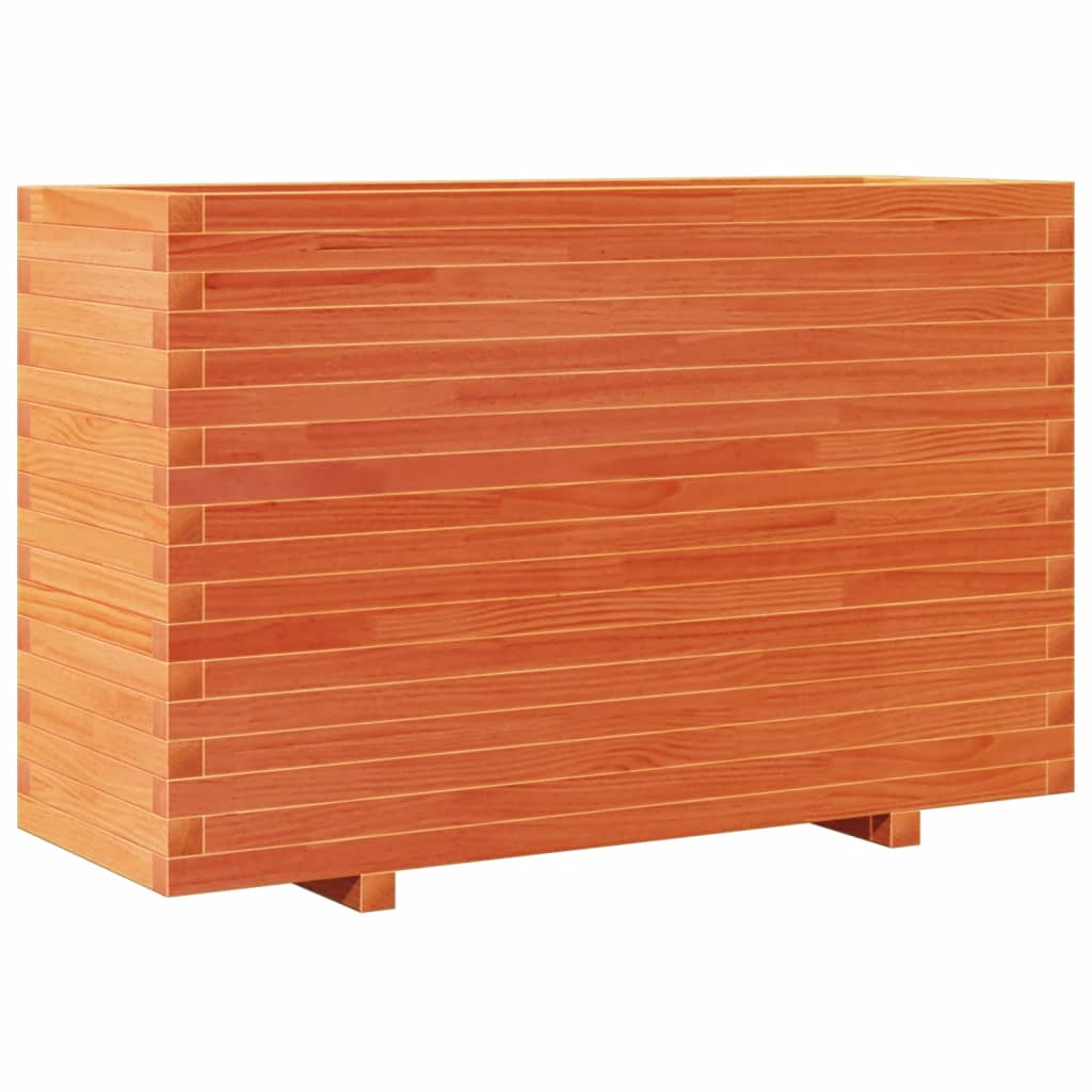 Plantenbak 110x40x72 cm massief grenenhout wasbruin is nu te koop bij PeponiXL, paradijselijk wonen!