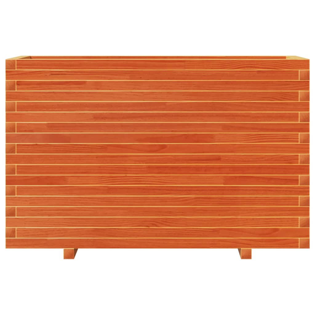 Plantenbak 110x40x72 cm massief grenenhout wasbruin is nu te koop bij PeponiXL, paradijselijk wonen!