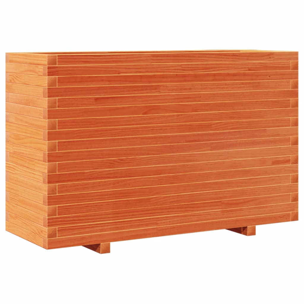 Plantenbak 110x40x72 cm massief grenenhout wasbruin is nu te koop bij PeponiXL, paradijselijk wonen!