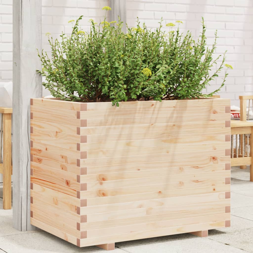 Plantenbak 90x60x72 cm massief grenenhout is nu te koop bij PeponiXL, paradijselijk wonen!