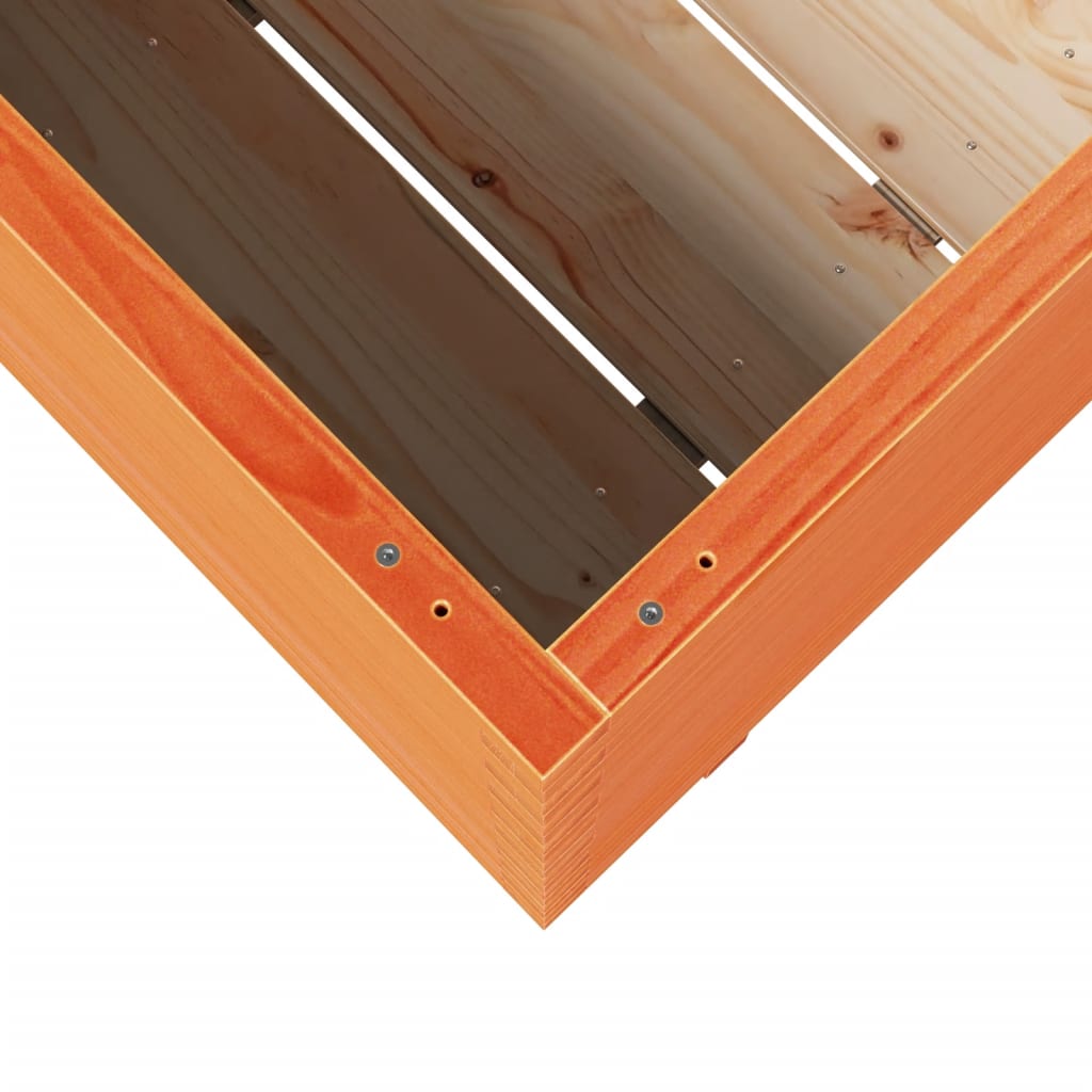 Plantenbak 90x60x72 cm massief grenenhout wasbruin is nu te koop bij PeponiXL, paradijselijk wonen!
