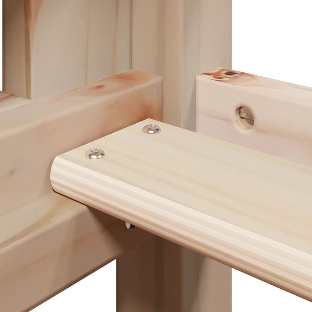 Stapelbedframe zonder matras massief grenenhout 90x190 cm is nu te koop bij PeponiXL, paradijselijk wonen!