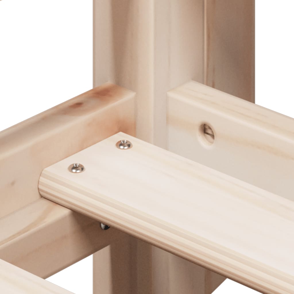 Stapelbedframe zonder matras massief grenenhout 90x190 cm is nu te koop bij PeponiXL, paradijselijk wonen!