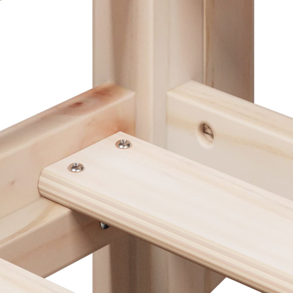 Stapelbedframe zonder matras massief grenenhout 90x190 cm is nu te koop bij PeponiXL, paradijselijk wonen!