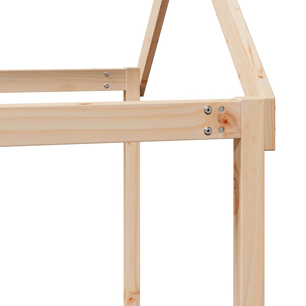 Stapelbedframe zonder matras massief grenenhout 90x200 cm is nu te koop bij PeponiXL, paradijselijk wonen!