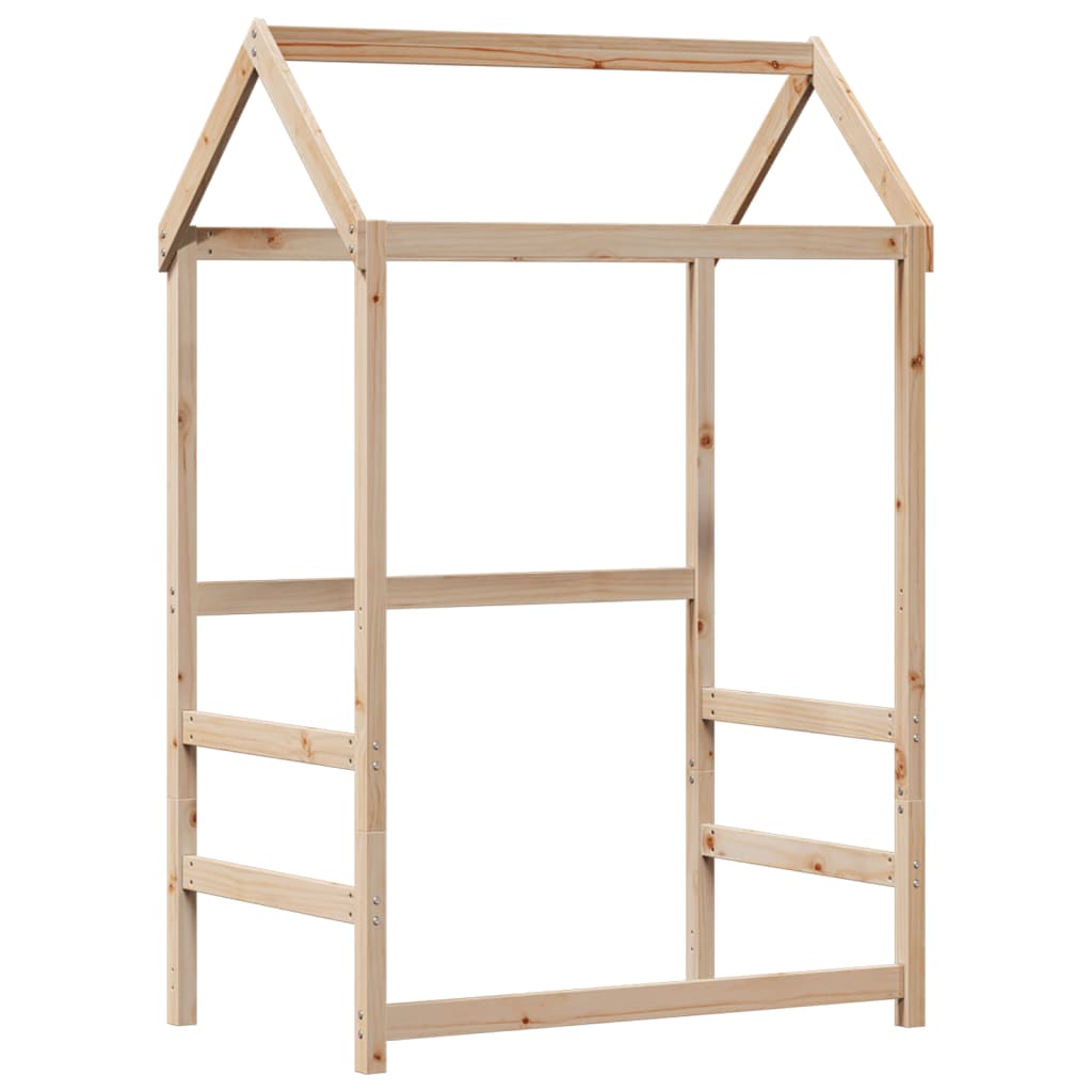 Bedframe met huisje massief grenenhout 100x200 cm is nu te koop bij PeponiXL, paradijselijk wonen!