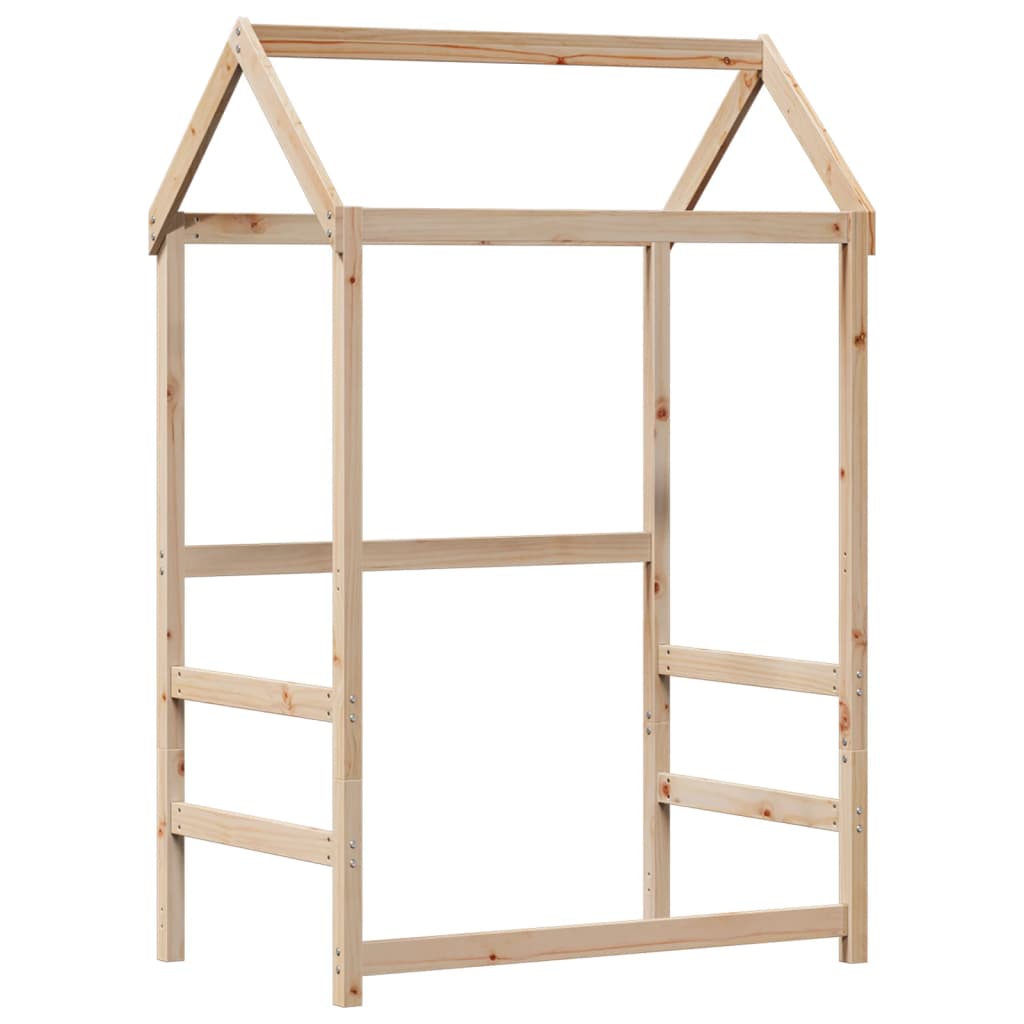 Bedframe met huisje massief grenenhout 80x200 cm is nu te koop bij PeponiXL, paradijselijk wonen!
