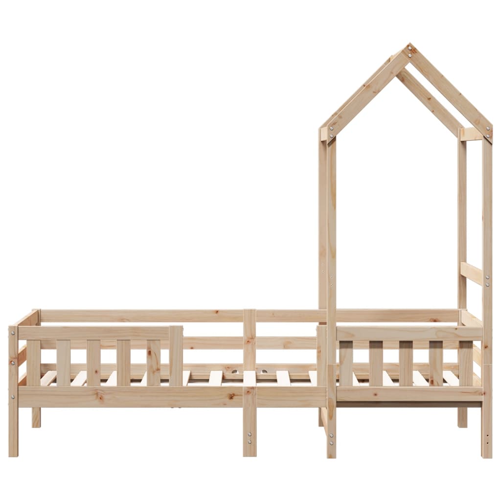 Bedframe met huisje massief grenenhout 80x200 cm is nu te koop bij PeponiXL, paradijselijk wonen!