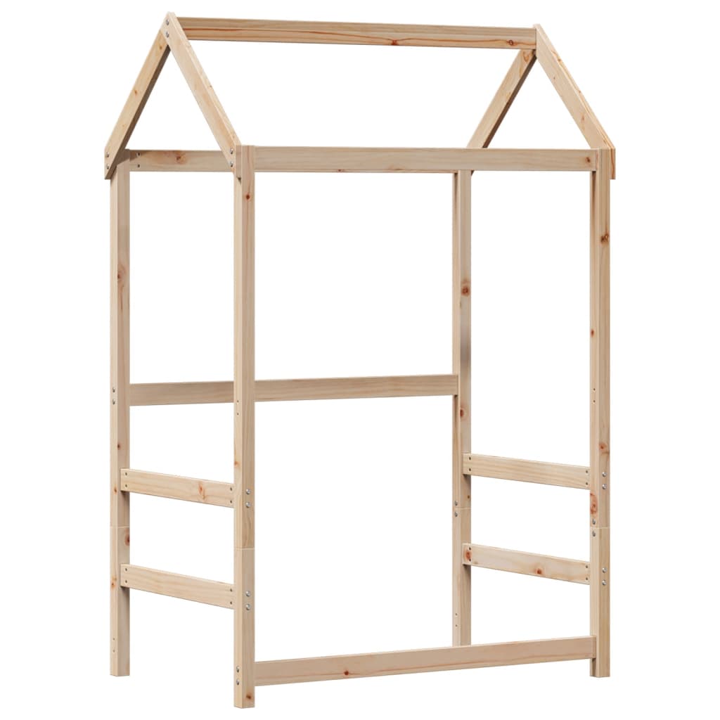 Bedframe met huisje massief grenenhout 75x190 cm is nu te koop bij PeponiXL, paradijselijk wonen!