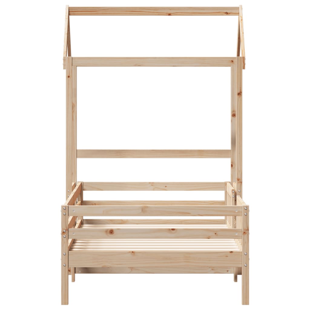 Bedframe met huisje massief grenenhout 75x190 cm is nu te koop bij PeponiXL, paradijselijk wonen!