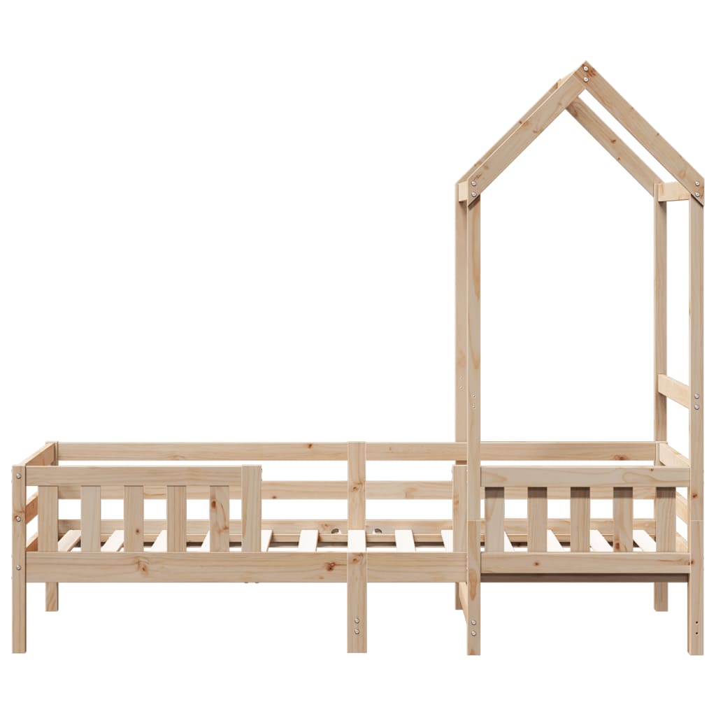 Bedframe met huisje massief grenenhout 75x190 cm is nu te koop bij PeponiXL, paradijselijk wonen!