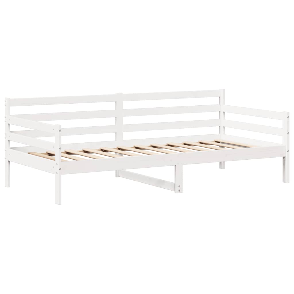 Slaapbank met bedhuis 80x200 cm massief grenenhout wit is nu te koop bij PeponiXL, paradijselijk wonen!