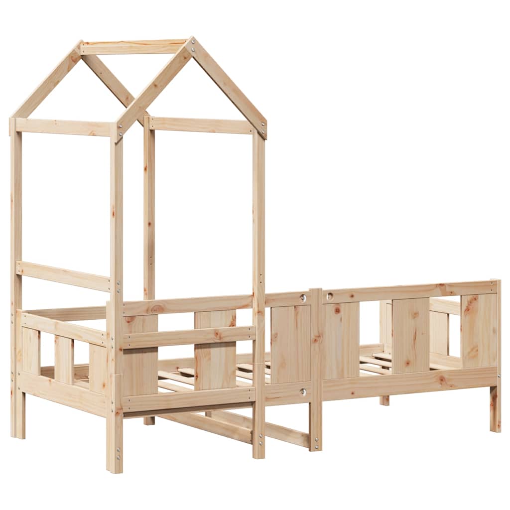 Slaapbank met huisje 80x200 cm massief grenenhout is nu te koop bij PeponiXL, paradijselijk wonen!
