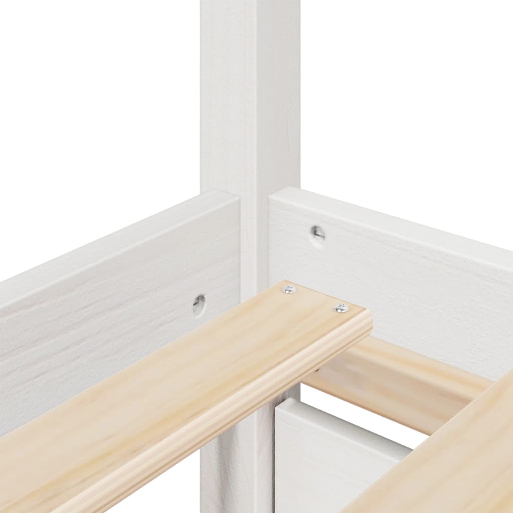 Bedframe zonder matras massief grenenhout wit 180x200 cm is nu te koop bij PeponiXL, paradijselijk wonen!