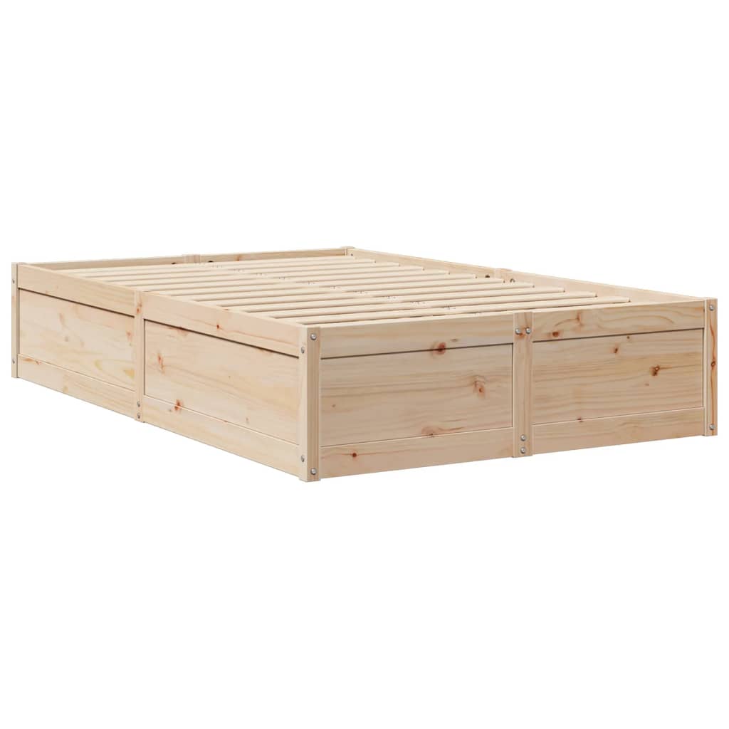 Bedframe zonder matras massief grenenhout 135x190 cm is nu te koop bij PeponiXL, paradijselijk wonen!