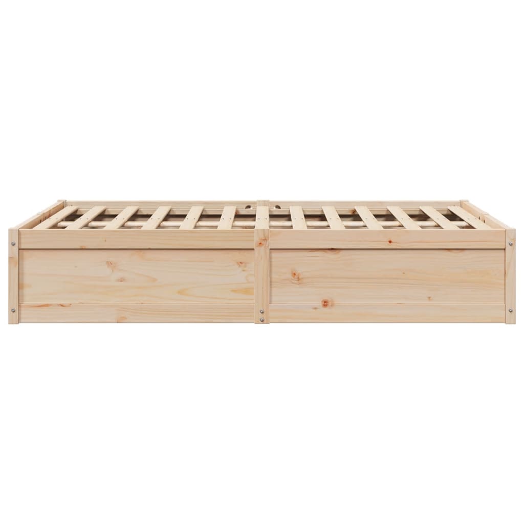 Bedframe zonder matras massief grenenhout 135x190 cm is nu te koop bij PeponiXL, paradijselijk wonen!