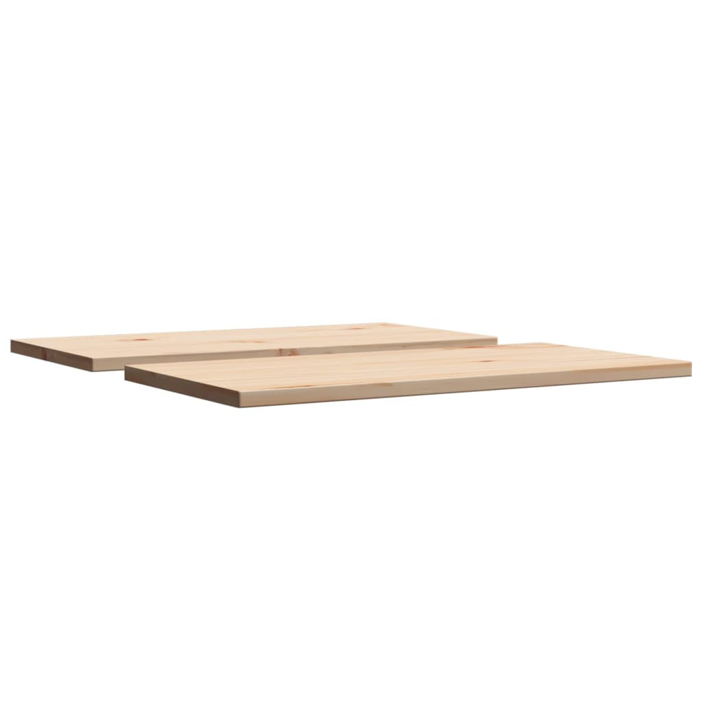 Tafelbladen 2 st rechthoekig 60x30x1,7 cm massief grenenhout is nu te koop bij PeponiXL, paradijselijk wonen!