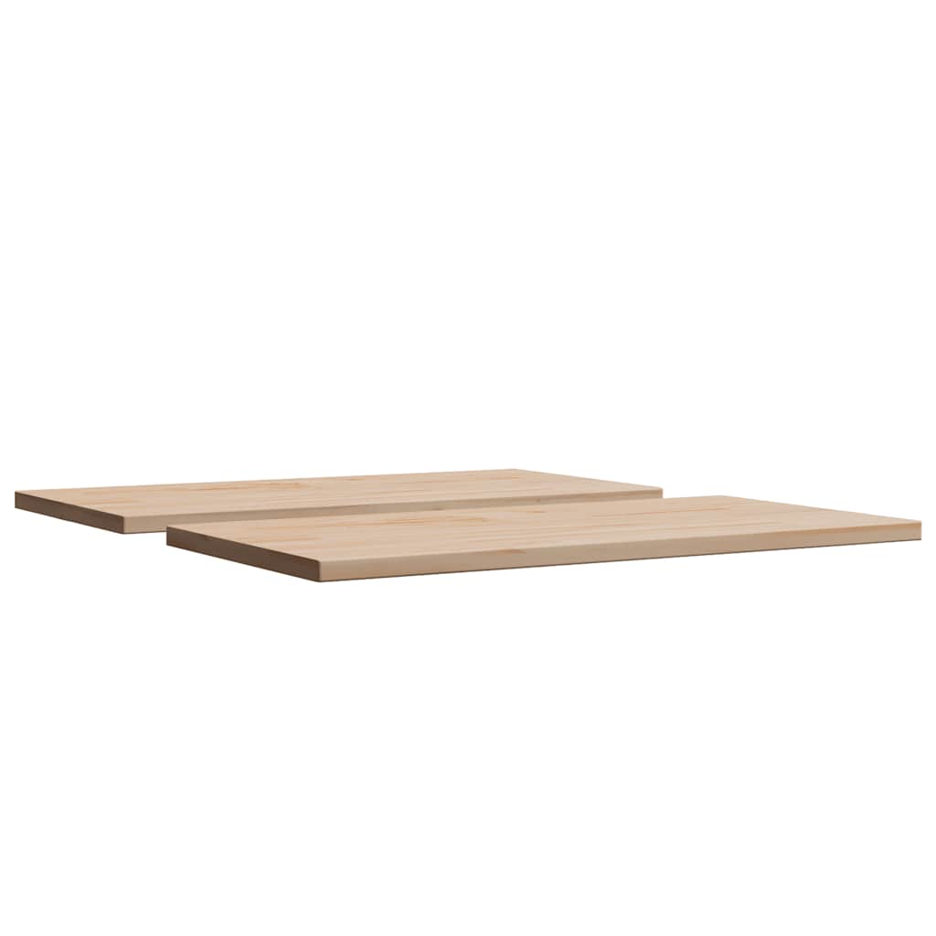 Tafelbladen 2 st rechthoekig 70x35x1,7 cm massief grenenhout is nu te koop bij PeponiXL, paradijselijk wonen!