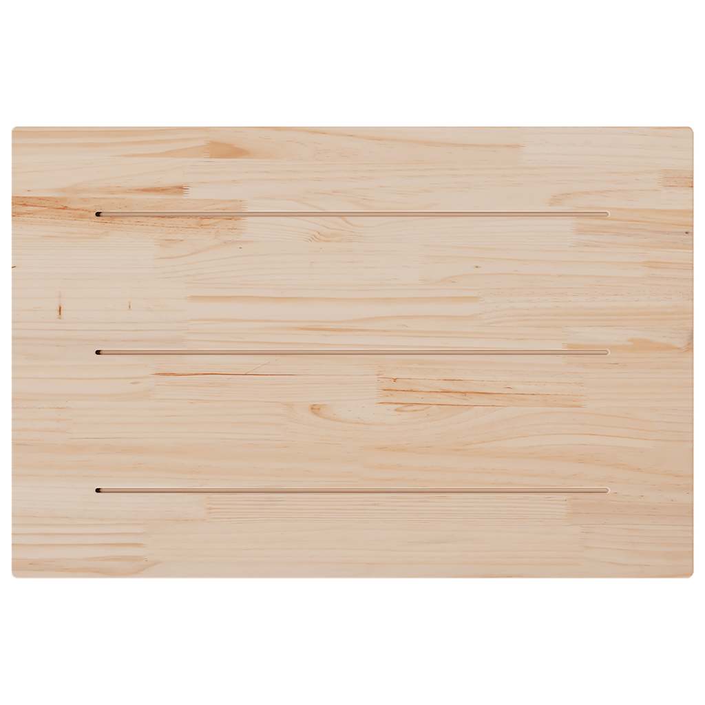 Tafelblad rechthoekig 80x50x1,7 cm massief grenenhout is nu te koop bij PeponiXL, paradijselijk wonen!