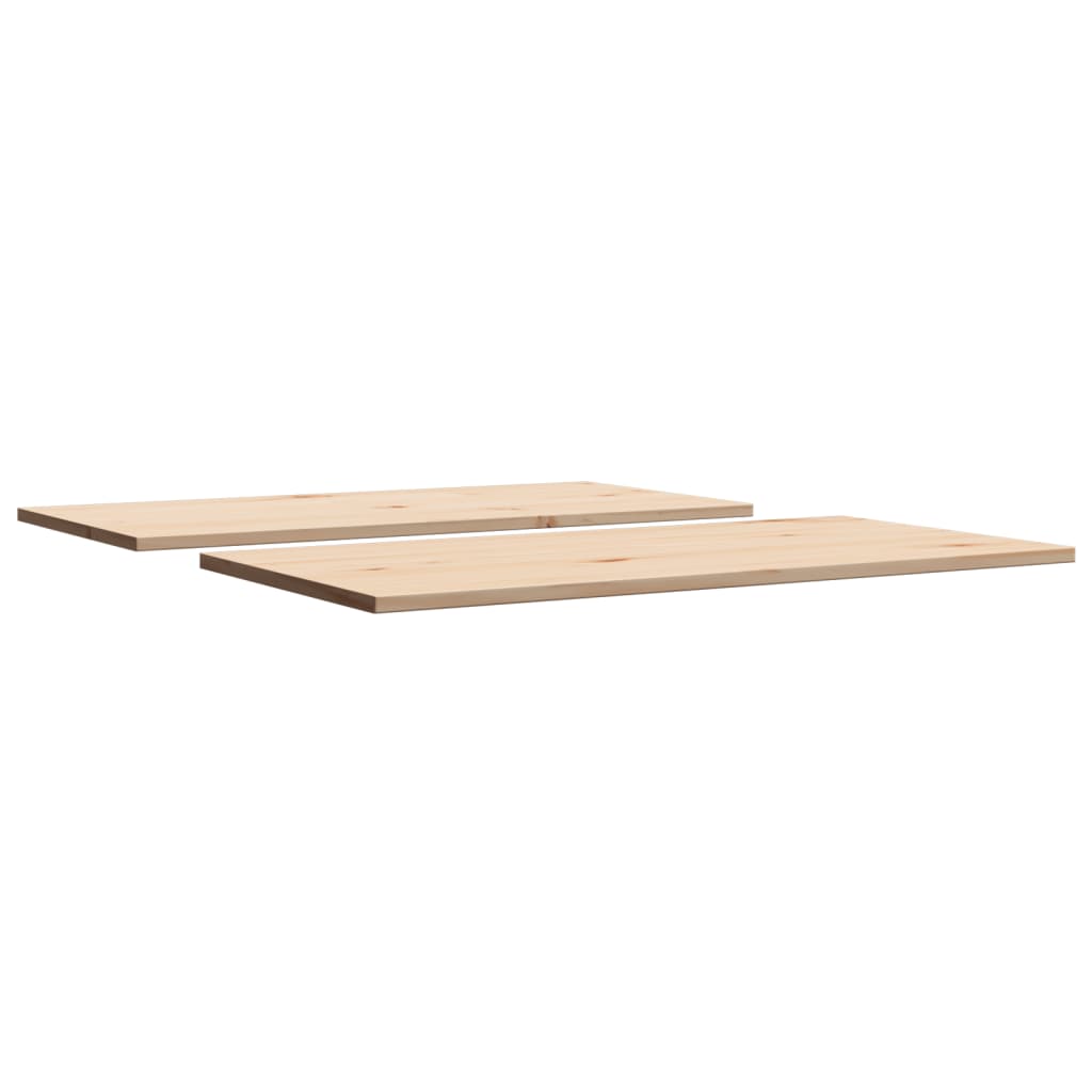 Tafelbladen 2 st rechthoekig 90x45x1,7 cm massief grenenhout is nu te koop bij PeponiXL, paradijselijk wonen!
